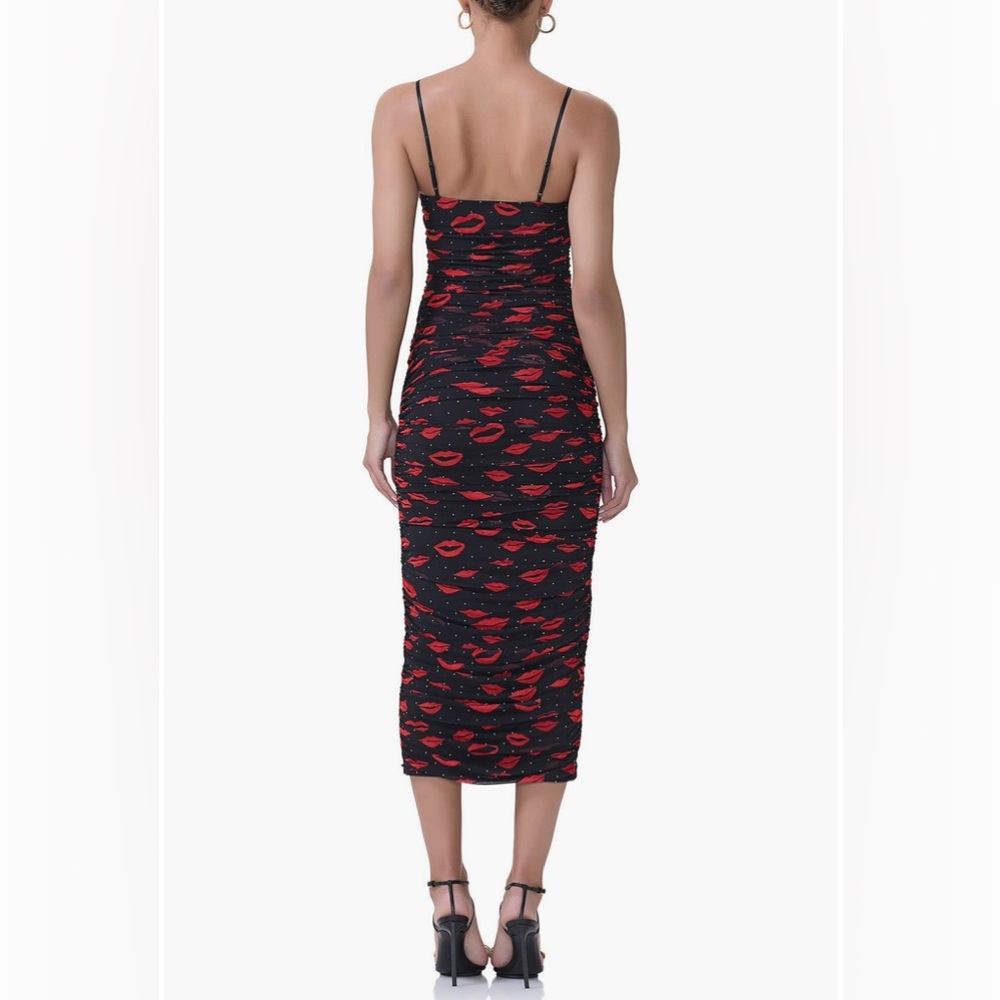AFRM
Hazel Ruched Mesh
Midi Dress - Picture 4 of 4